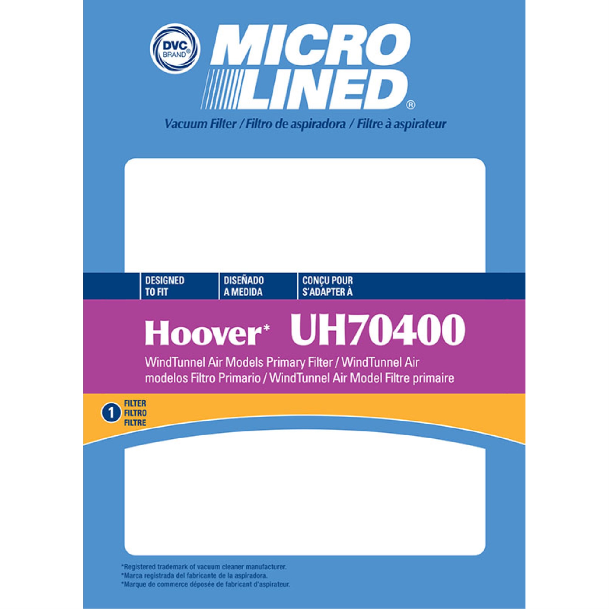 Essco Filter, Exhaust HEPA  UH70400 DVC 1Pk