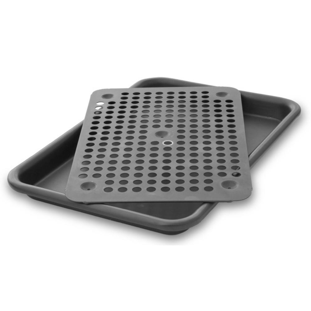 LloydPans Kitchenware 9 Inch by 13 Inch Quarter Sheet Pan Oven Roaster