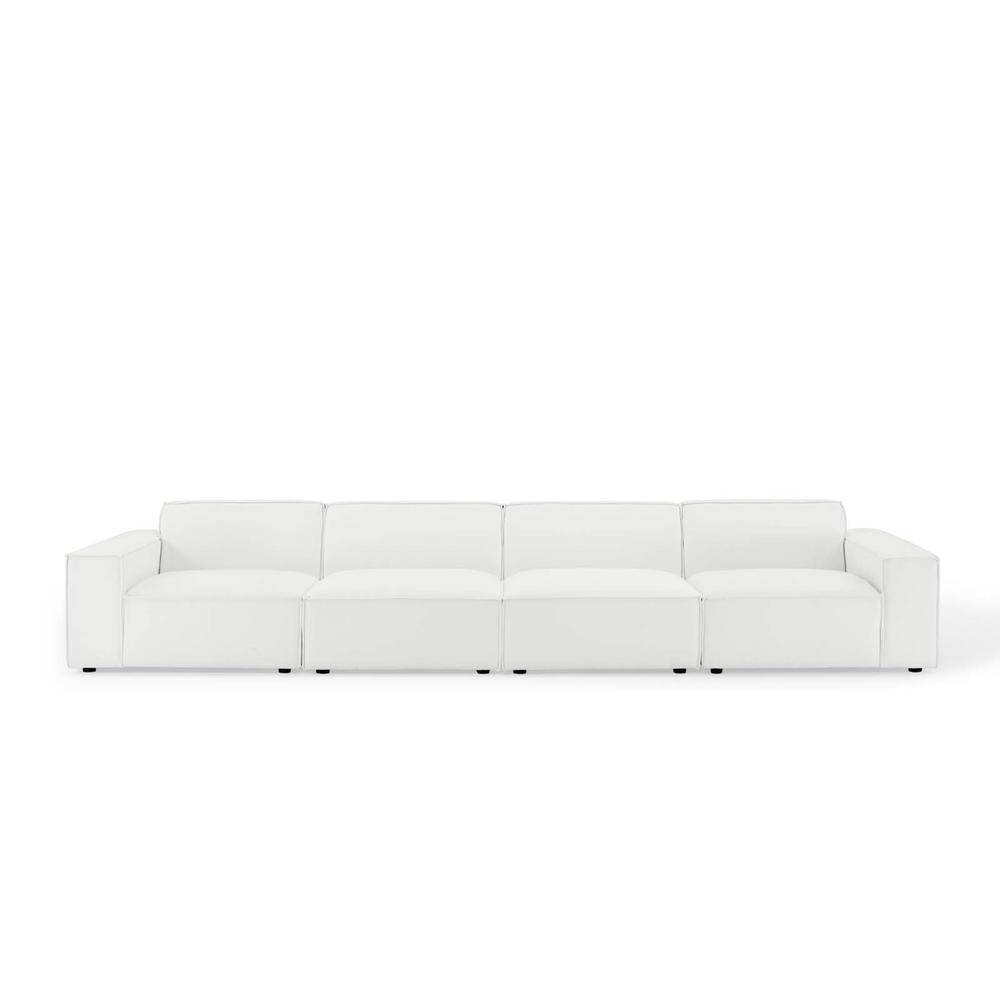Modway Restore 4-Piece Sectional Sofa White
