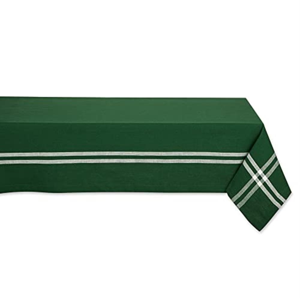 DII Balsam Border Stripe Tablecloth 60x84 inches