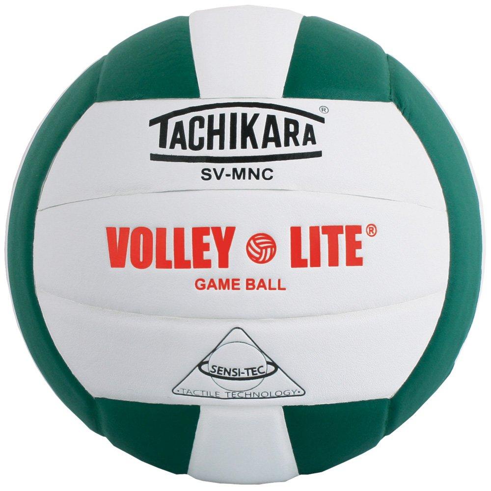 Tachikara SVMNC Volley-Lite Training Volleyball (Dark Green, White)