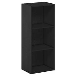 Furinno Luder 3-Tier Open Shelf Bookcase, Blackwood