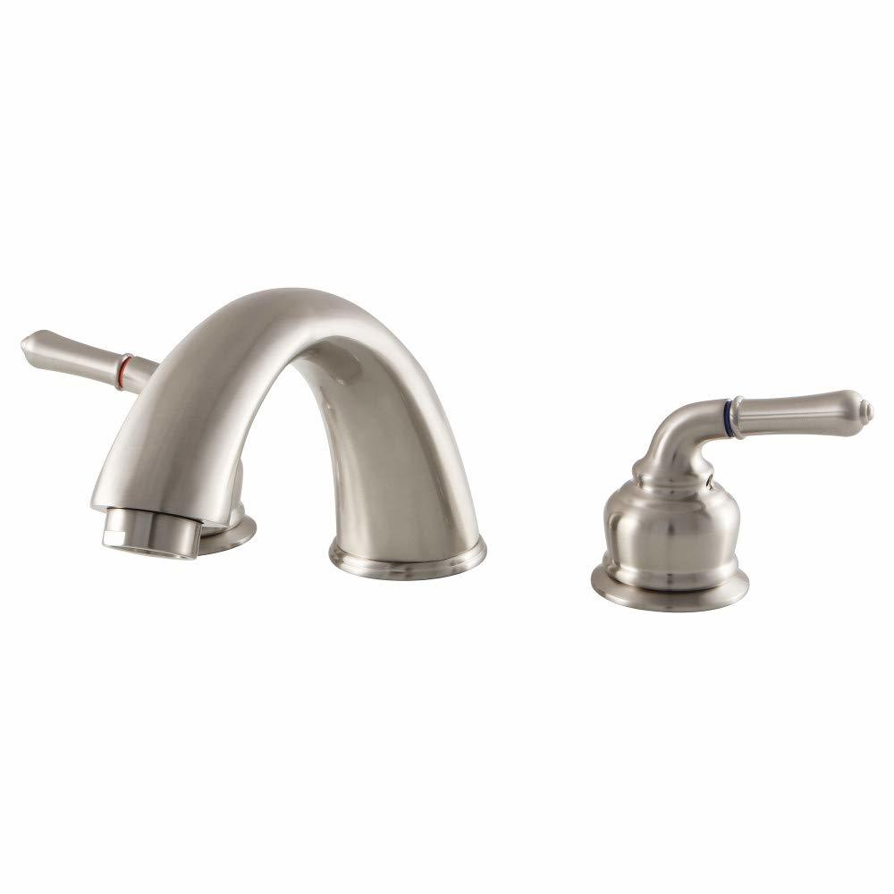 Kingston Brass KB368 Magellan Roman Tub Faucet, Brushed Nickel,8-Inch Adjustable Center