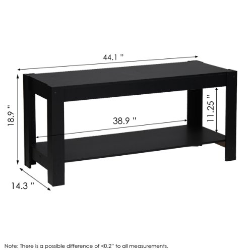 Tv Stand Coffee Table Set Furinno 12125bk Parsons Entertainment Center Tv Stand Coffee Table Black