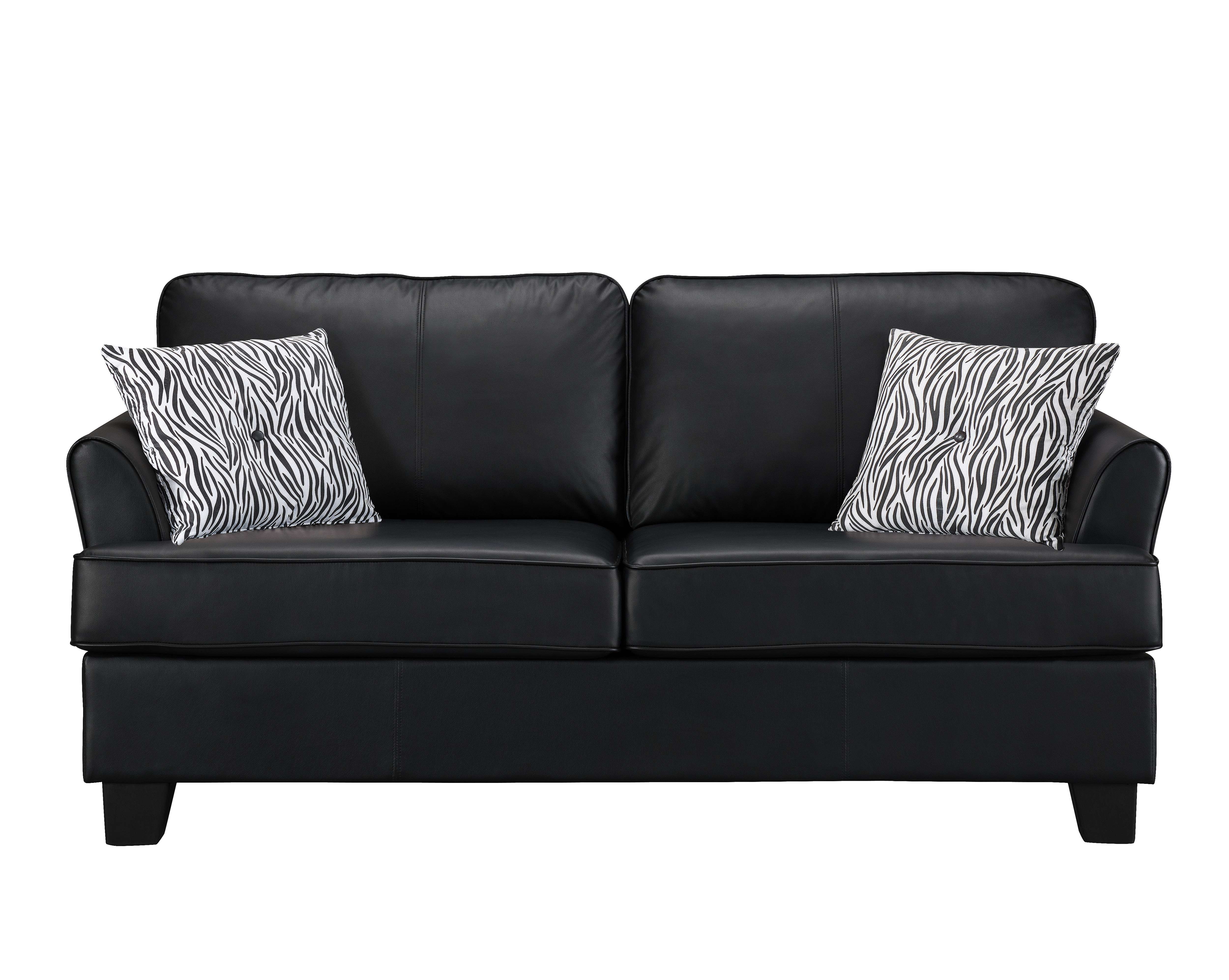 Full Size Leather Sofa Sleeper Pilaster Designs Faux Leather Sofa Hide A Bed Sleeper Black Full Size
