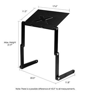 Furinno X7 Ii Adjule Multifunctional Laptop Desk W Large Usb Fan Furinno X7 Ii Adjule Multifunctional Laptop Desk W Large Usb Fan Black