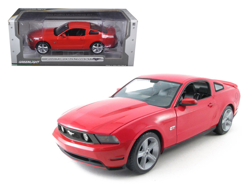 Greenlight 2010 Ford Mustang Gt Coupe Torch Red With