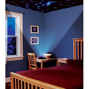 Ge Led Star Tap Light Projects Moon And Stars On The Ceiling