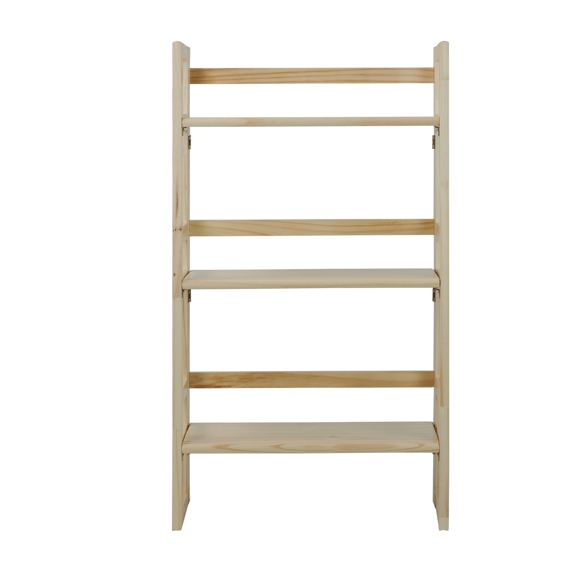 Casual Home 3 Shelf Folding Student Bookcase 20 75 Wide Natural