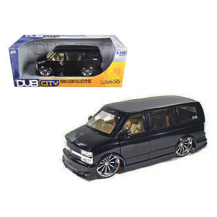 Jada Chevrolet Astro Van Black Diecast Model 1 18 Diecast