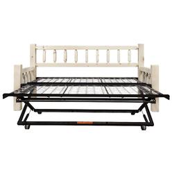 Pop Up Daybed Trundle Montana Woodworks Homestead Collection Day Bed W Pop Up Trundle Ready To Finish