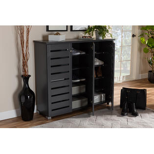 Baxton Studio Adalwin Modern And Contemporary Dark Gray 3