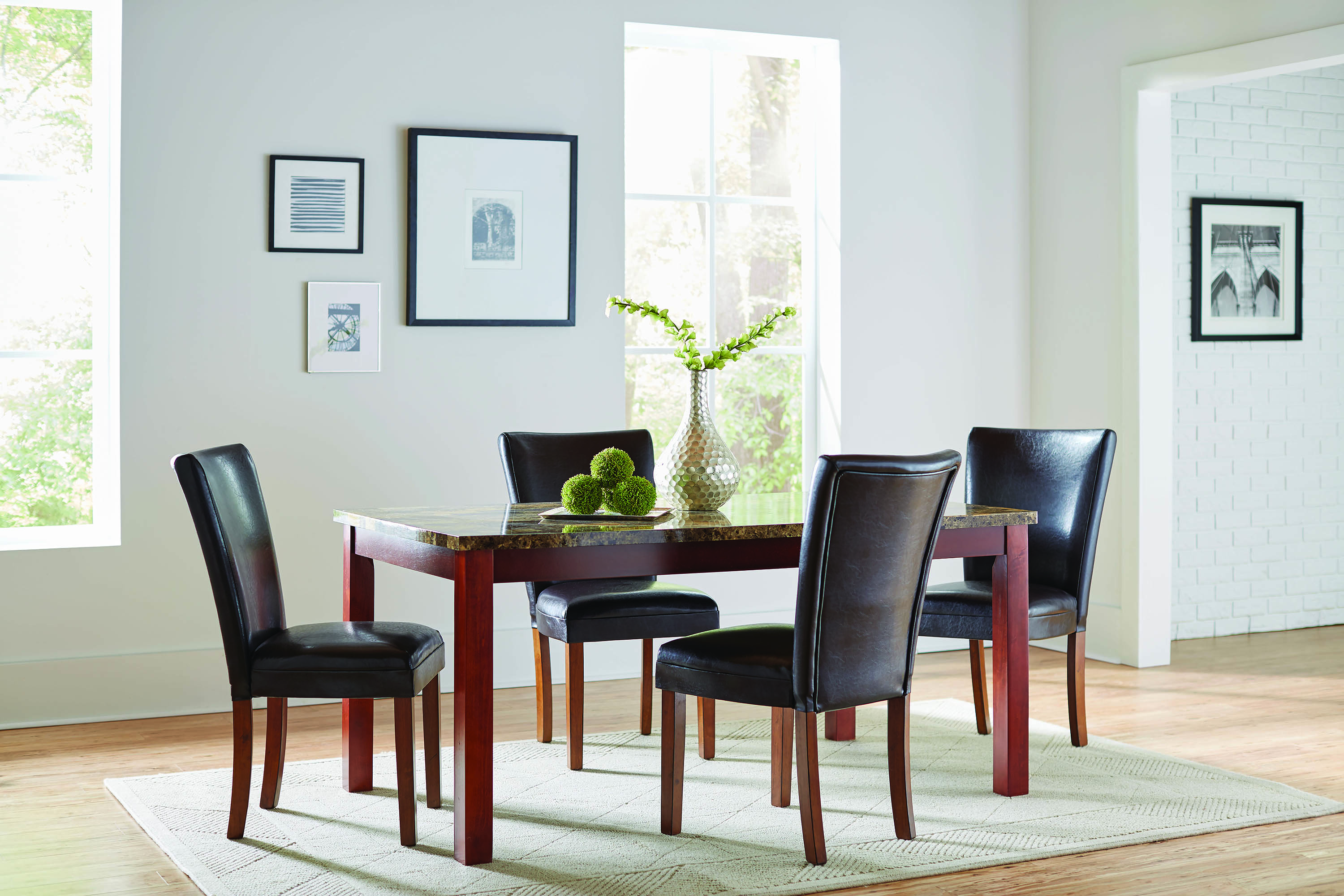 Coaster Fine Furniture Nessa Casual Brown Dining Chair Coaster Fine Furniture Nessa Casual