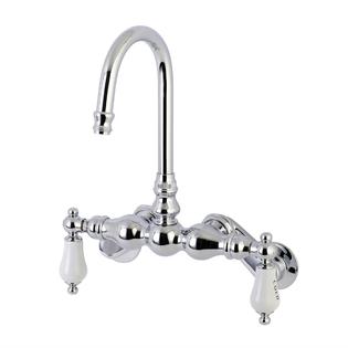 Aqua Vintage Ae86t1 Wall Mount Clawfoot Tub Faucet Polished Chrome