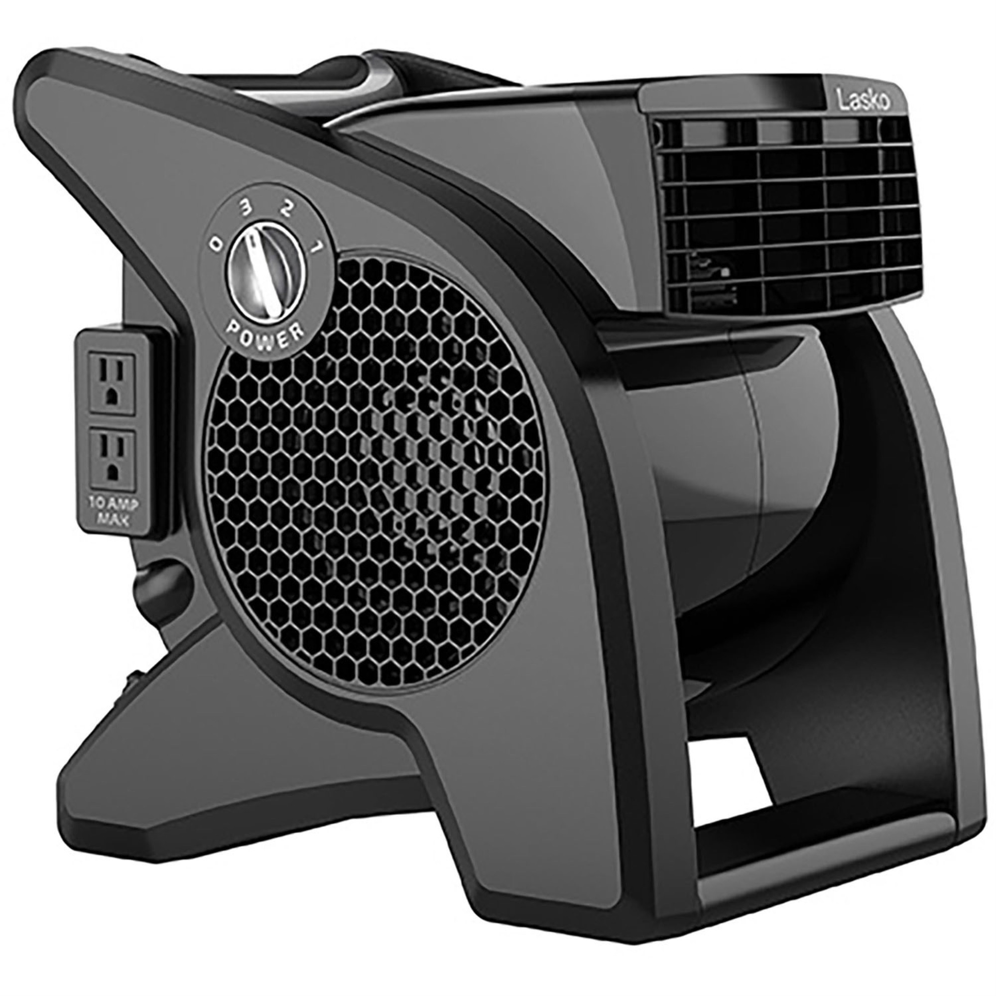 Lasko Products Lasko High Velocity Pro-Performance Pivoting Utility Fan for Cooling, Ventilating, Exhausting and Drying at Home, Job Site and W