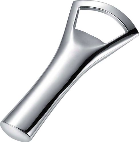 Visol Products  "Cork" Silver Plated Bottle Opener, Mirror Finish, Chrome