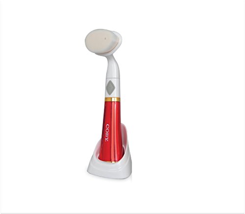 Coby Cmw407Brd Red Facial Pore Cleansing Massaging Brush