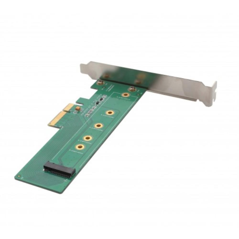 IOCREST PCI-Express 3.0, x4 M.2 NGFF Card, Support 42mm / 60 mm / 80 mm SSD, Type 2280-D5-M Connector on Board, with LPB