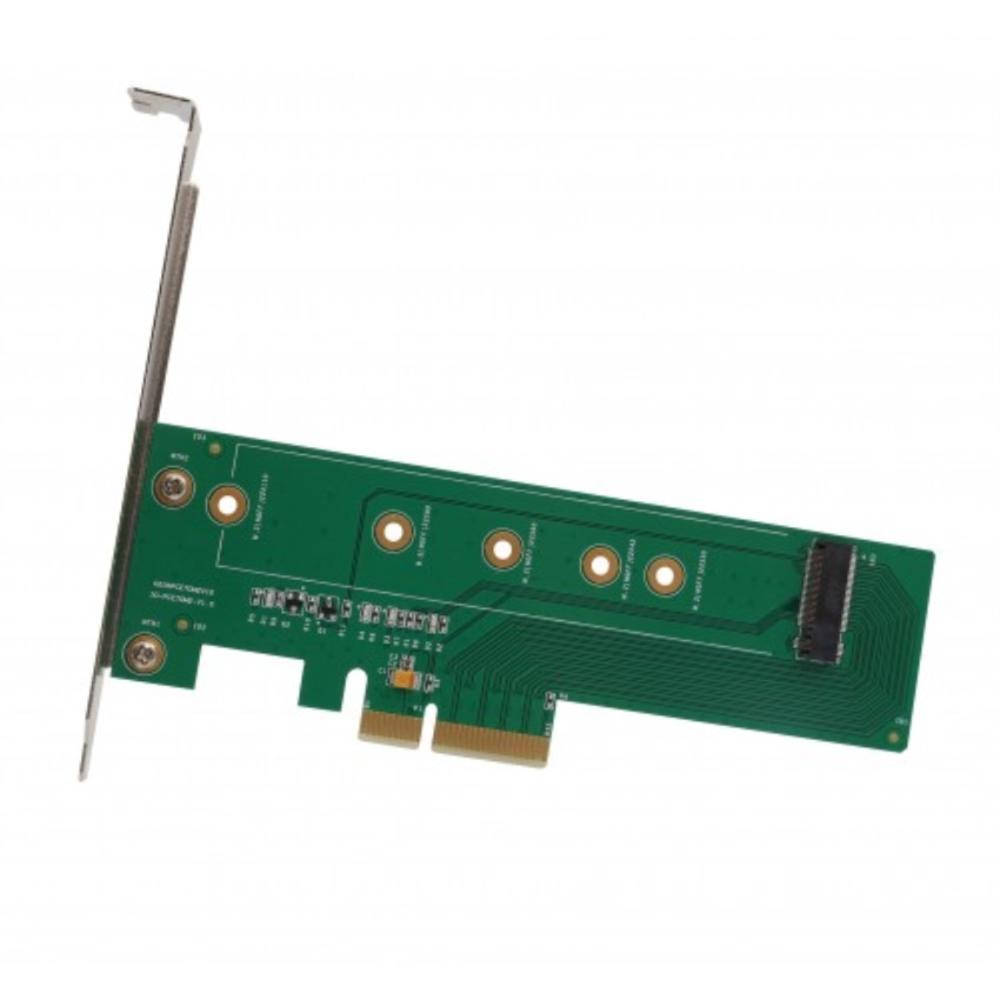 IOCREST PCI-Express 3.0, x4 M.2 NGFF Card, Support 42mm / 60 mm / 80 mm SSD, Type 2280-D5-M Connector on Board, with LPB
