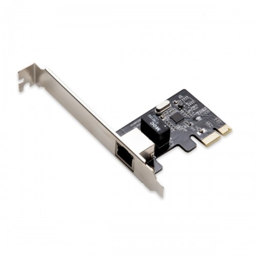 IOCREST SYBA I/O Crest Single Gigabit Ethernet PCI Express 2.1 PCI-E x1 Network Adapter Card (NIC) 10/100/1000 Mbps Card with Realtek RTL8111