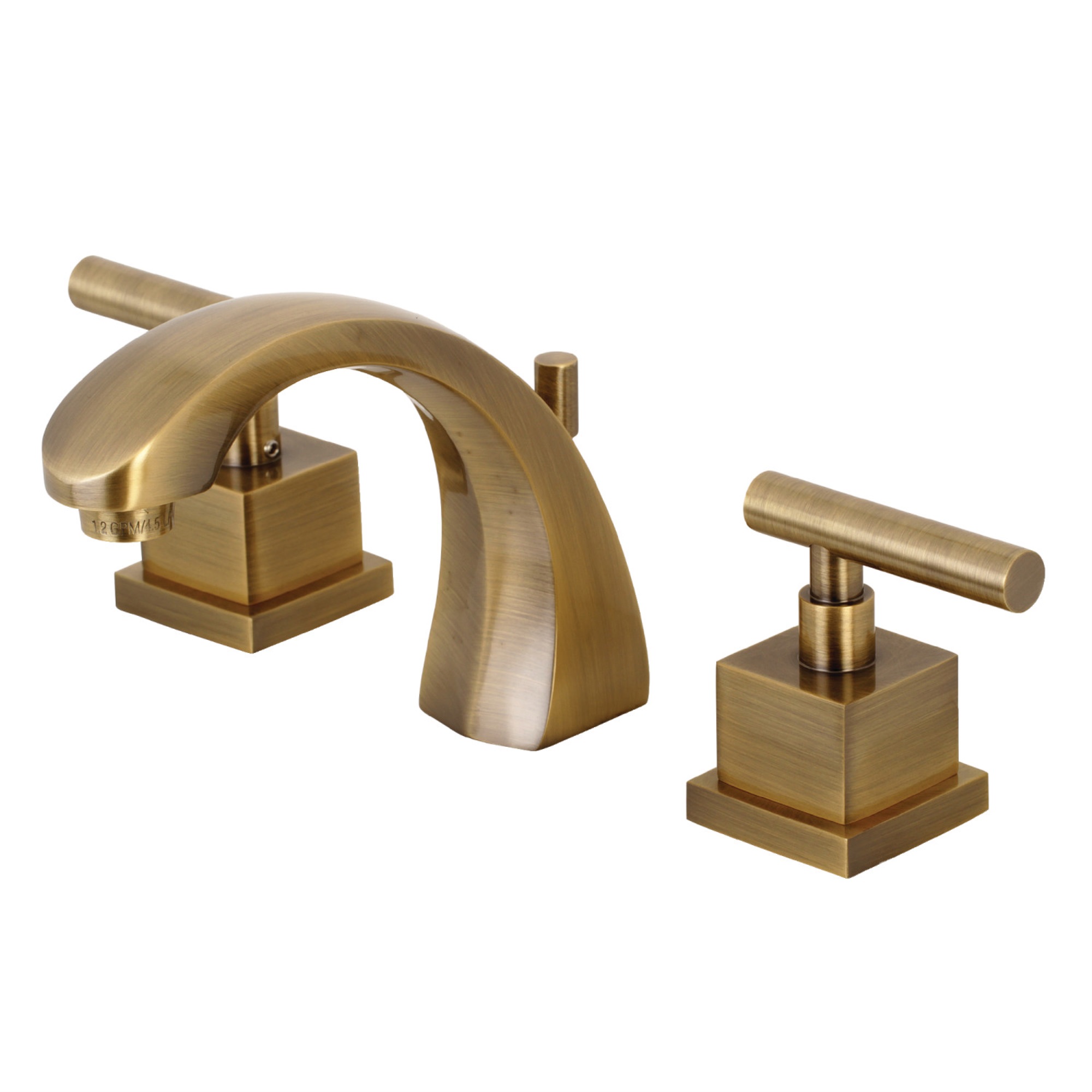 Kingston Brass Ks4983cql Claremont 8 Widespread Bathroom Faucet Antique Brass