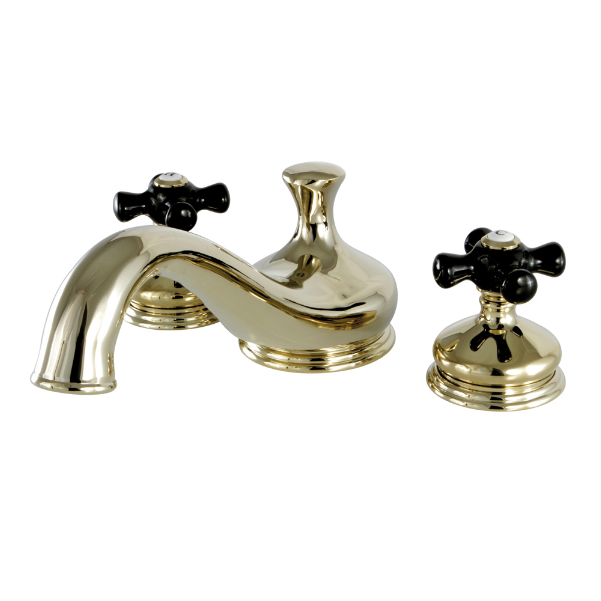 Kingston Brass KS3332PKX Duchess Roman Tub Faucet, Polished Brass