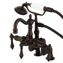 Kingston Brass CC6013T5 Vintage Clawfoot Tub Faucet with Hand Shower, Oil Rubbed Bronze
