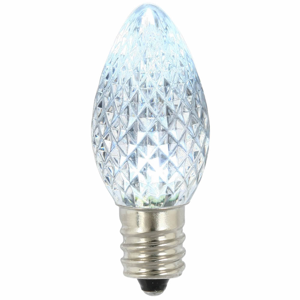 Vickerman C7 Faceted LED Cool White Bulb .38W 25Bx - XLEDC75-25 