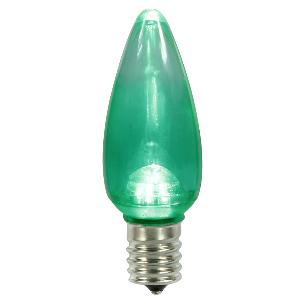 Vickerman C9 Green Transparent LED Bulb 25/Box - XLEDTC94-25 