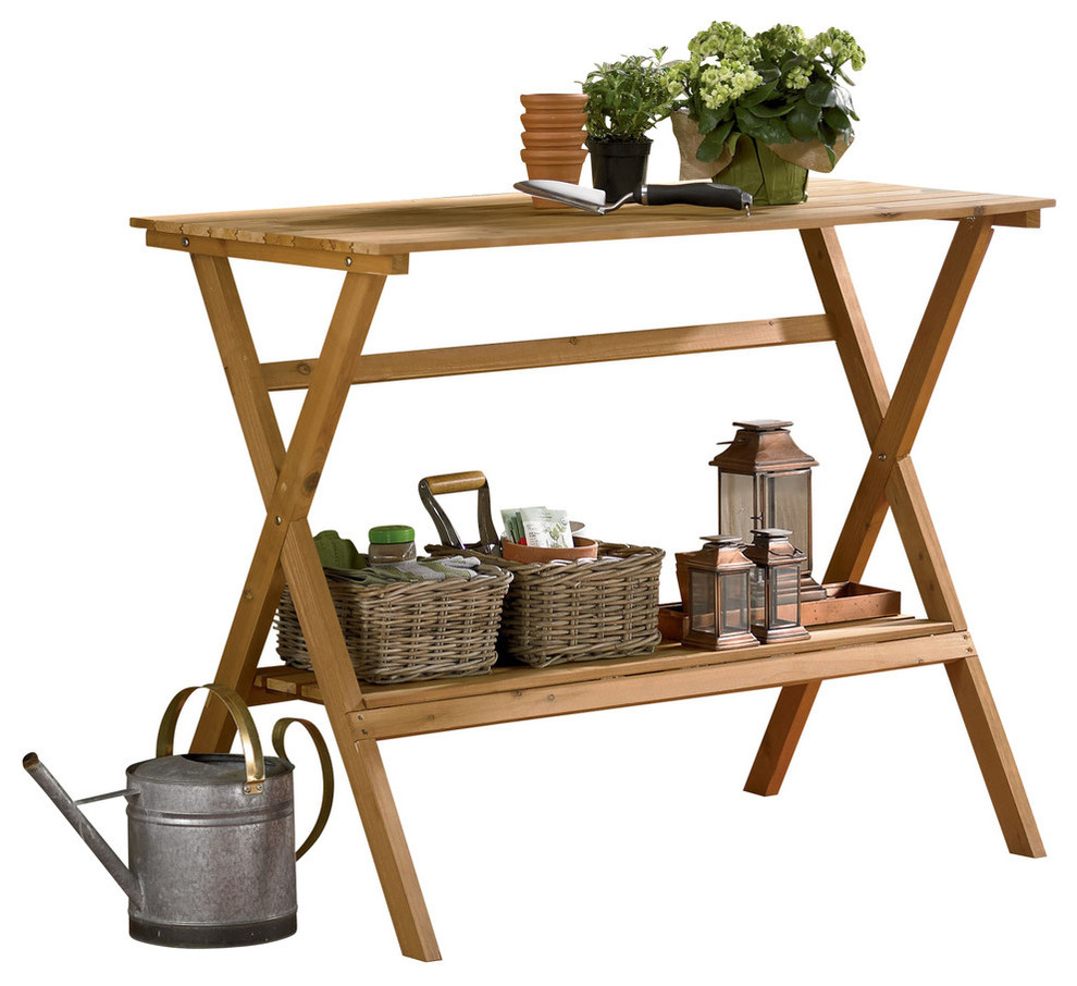 Merry Products Simple Potting Bench/Console Table
