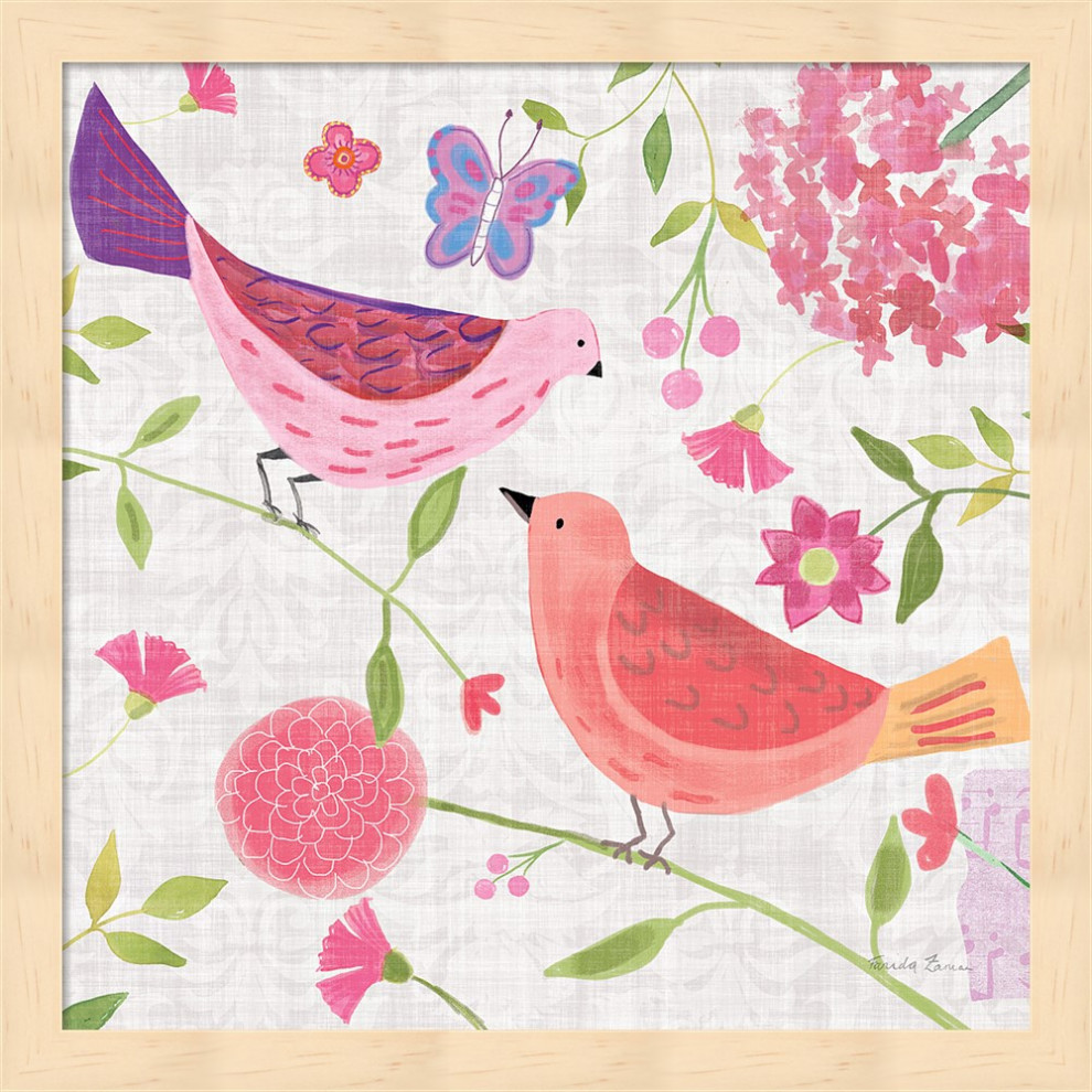 Great Art Now Damask Floral And Bird IV V2 By Farida Zaman Great Art Now Damask Floral And Bird IV V2 By Farida Zaman