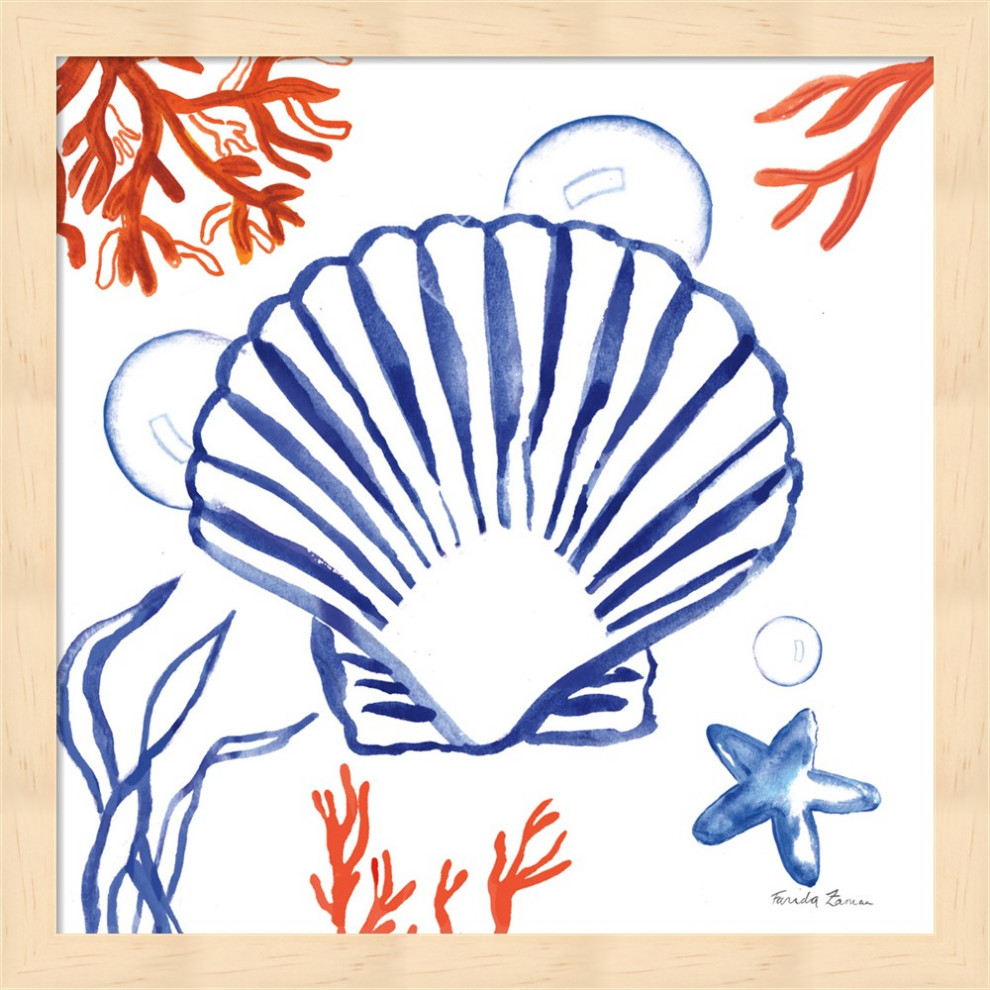 Great Art Now Coastal Jewels III By Farida Zaman Framed Great Art Now Coastal Jewels III By Farida Zaman Framed