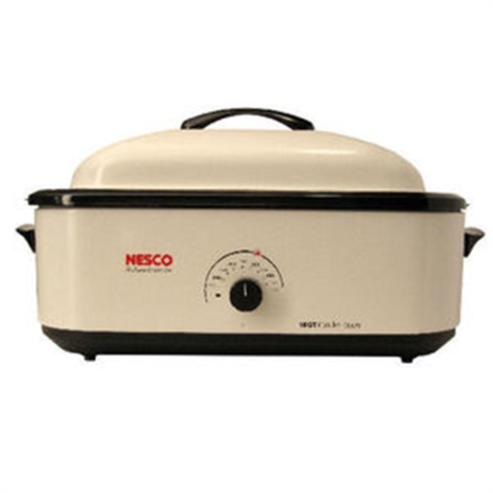 Metal Ware Corpation Nesco 4818-14 18 Quart Classic Roaster Oven Dishwasher safe White finish