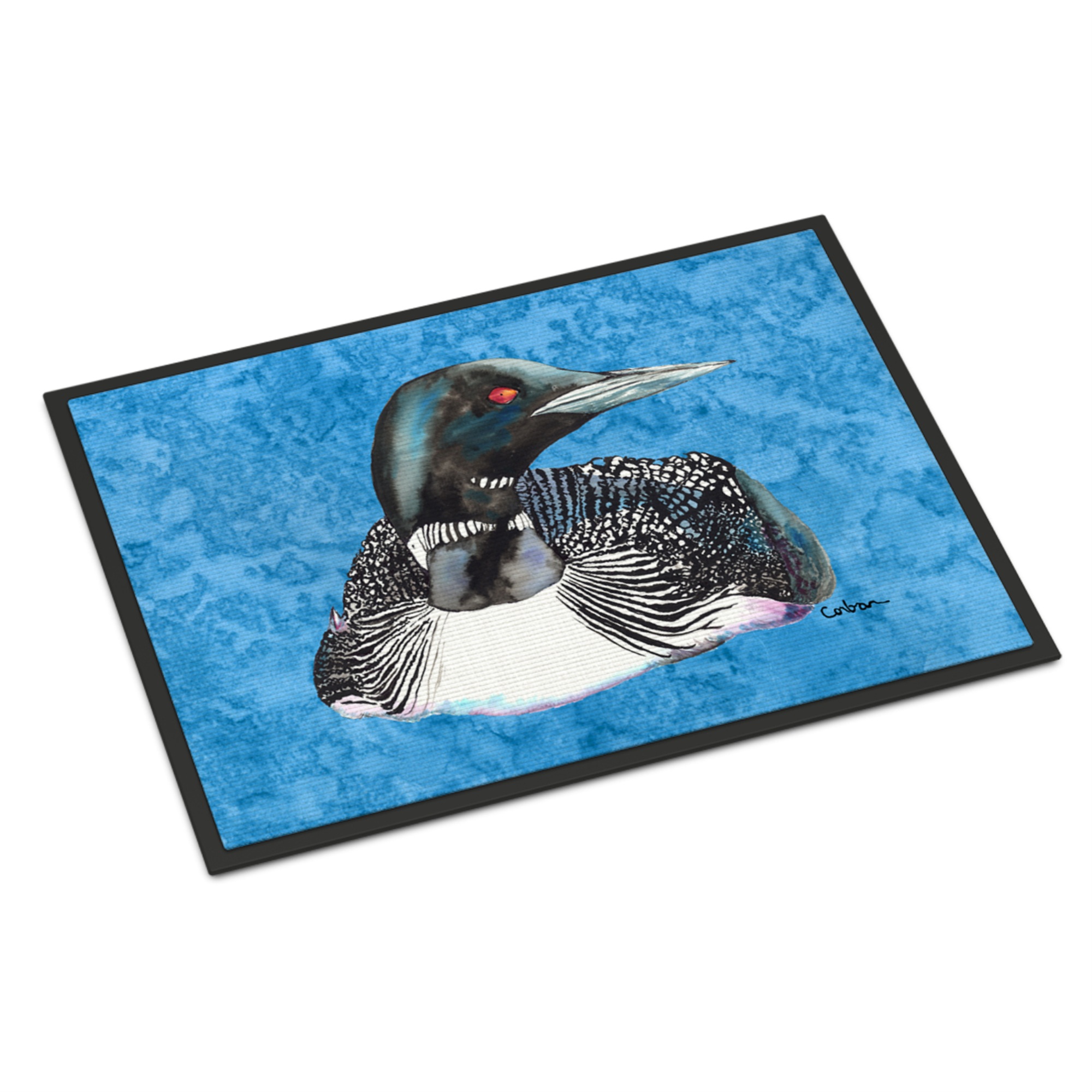 Caroline's Treasures "Caroline's Treasures Loon Indoor or Outdoor Mat, 24"" x 36"", Multicolor"