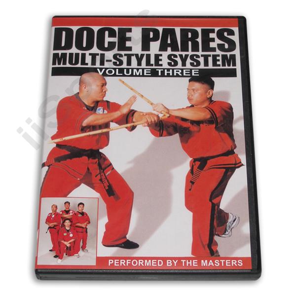 VALFLEX Doce Pares 3 Multi style Filipino Eskrima Escrima Kali Arnis Knives Sticks DVD by Masters Pableo