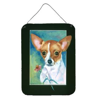 Caroline S Treasures Chihuahua And Daisy Wall Or Door Hanging Prints 7360ds1216 16hx12w Multicolor