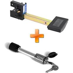 Heininger 4045 HitchMate TruckStep for 2" Receiver with 6011 Advantage Trailer Hitch Lock