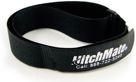 HEININGER Black HitchMate QuickCinch Soft Straps - Pack of 25