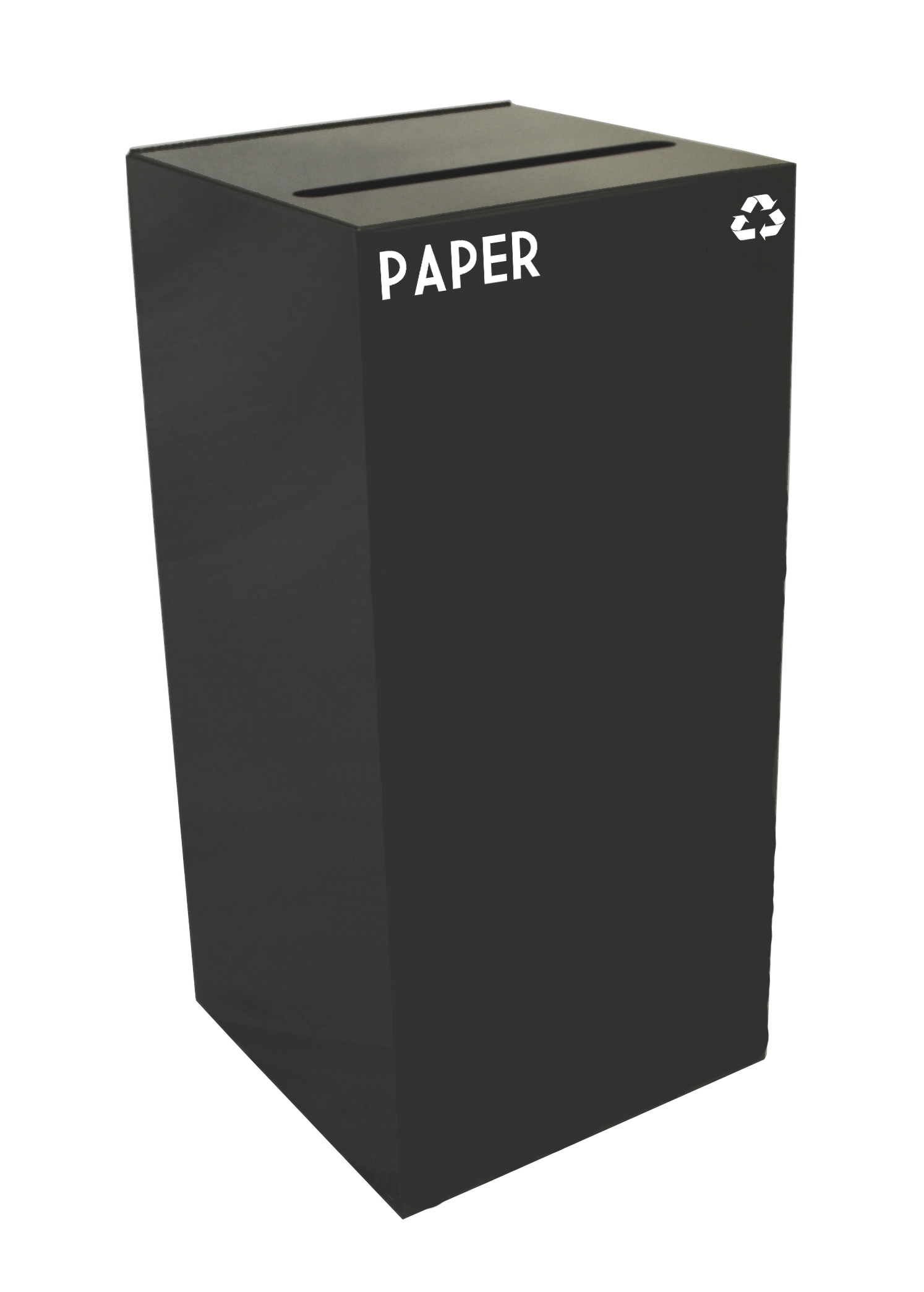 Witt Industries Recycling Containers Charcoal "Set of 1