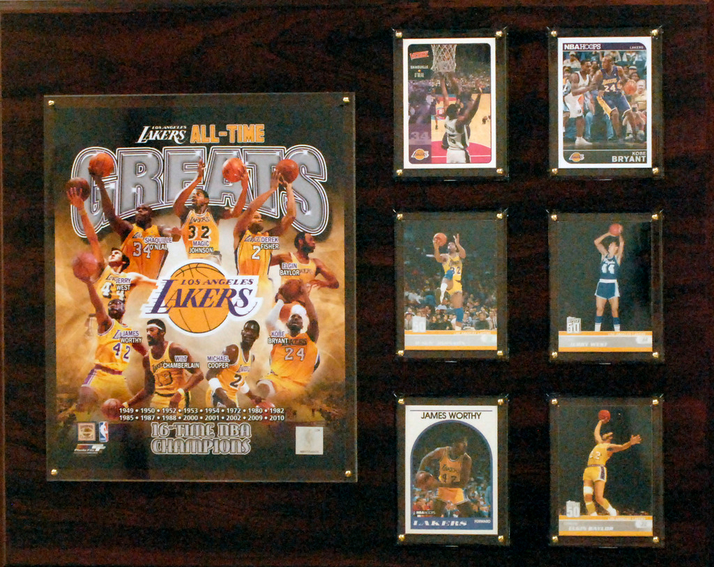 C & I Collectables NCAA 16"x20" Los Angeles Lakers Greats Plaque
