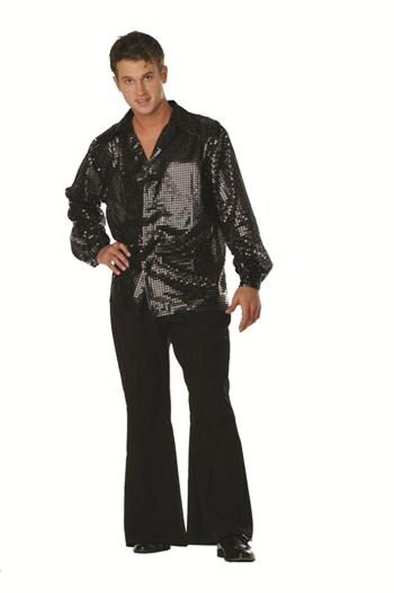RG Costumes DISCO INFENO -70'S SEQUIN SHIR
