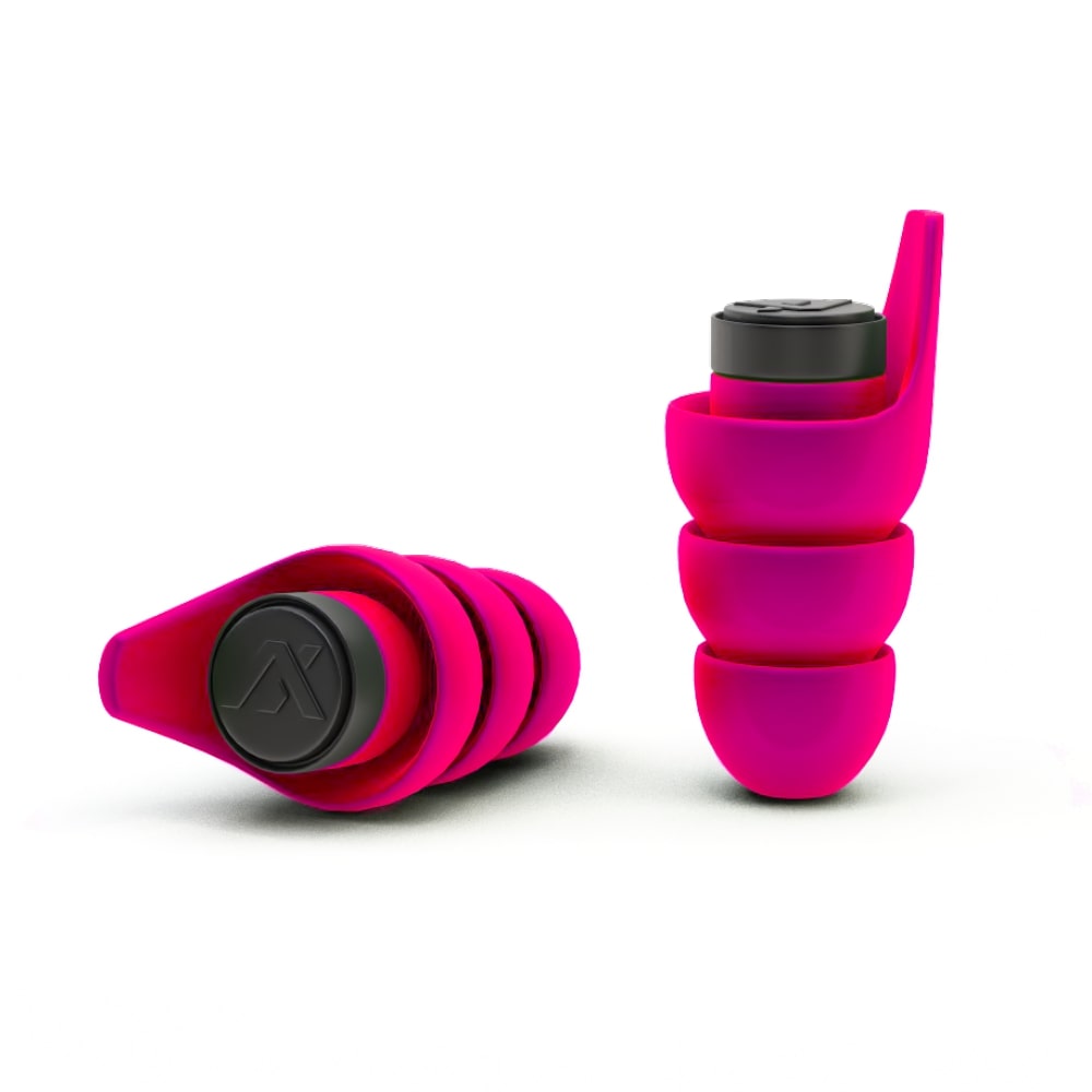 SPORTEAR AXIL AX-XPR-PM-L XP Reactor Ear Plug for Shooting Protection&#44; Pink