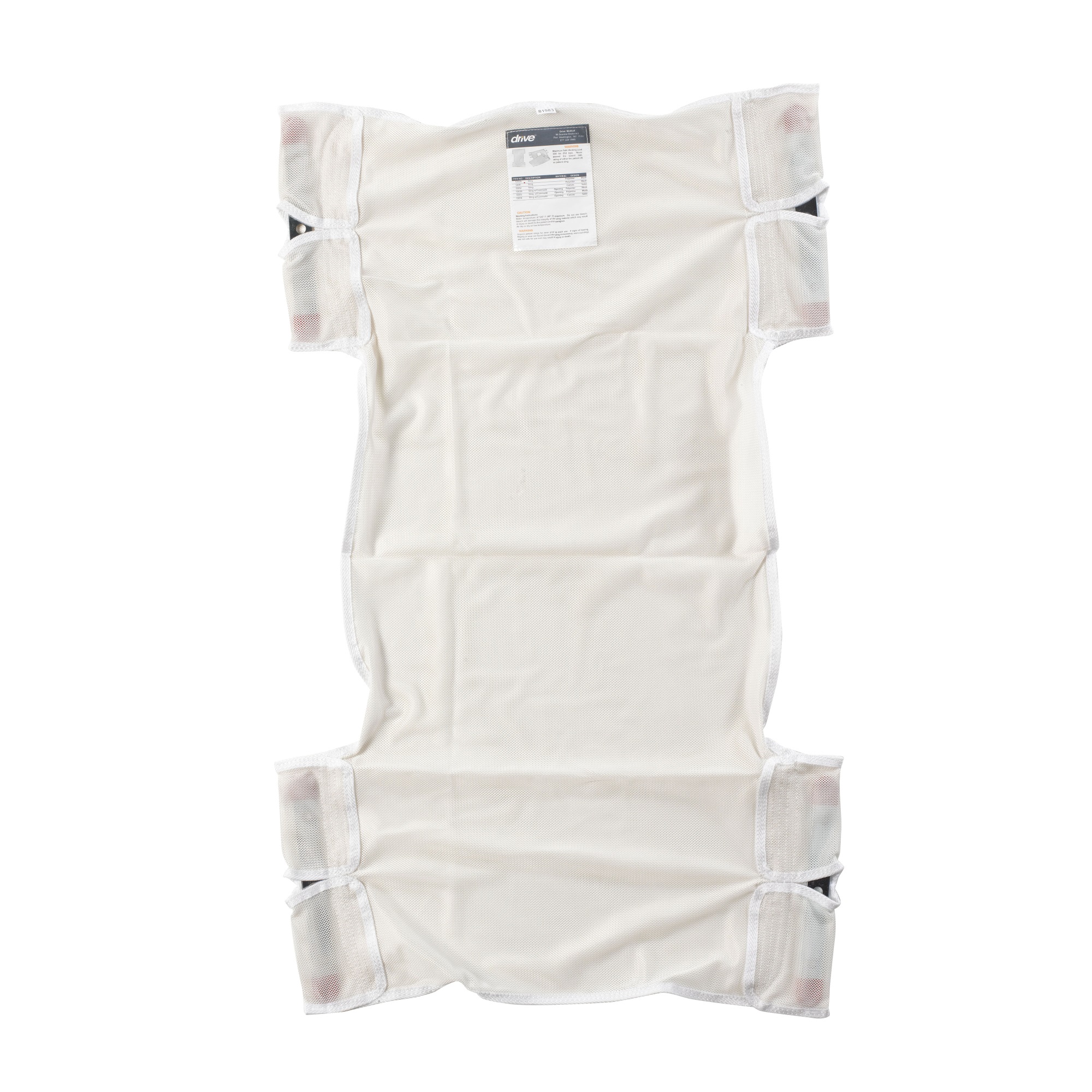 Drive Medical Drive DeVilbiss Healthcare Patient Lift Sling, Polyester Mesh