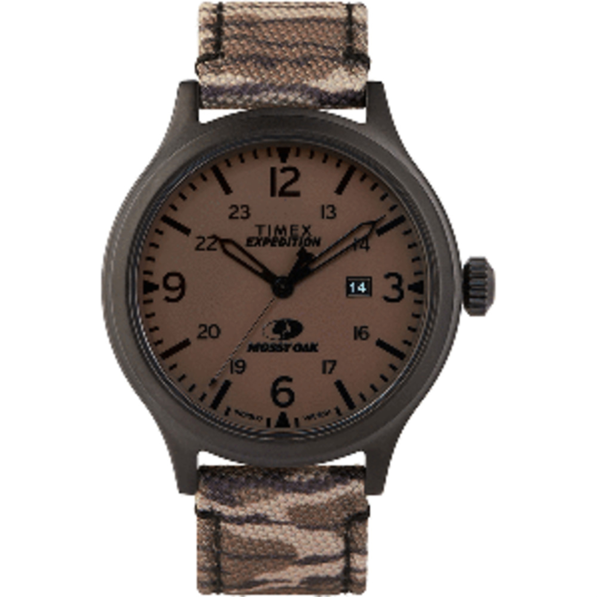Timex TW2U20900SO 43 mm Mossy Oak Standard Watch Case&#44; Light Camouflage - Extra Large