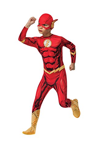 Conceder Móvil Absurdo Rubie's DC Comics Universe Flash Child Costume S 4/6 Jumpsuit Headpiece  Kids Dress-Up Unisex Halloween size Entire Rubie's 8