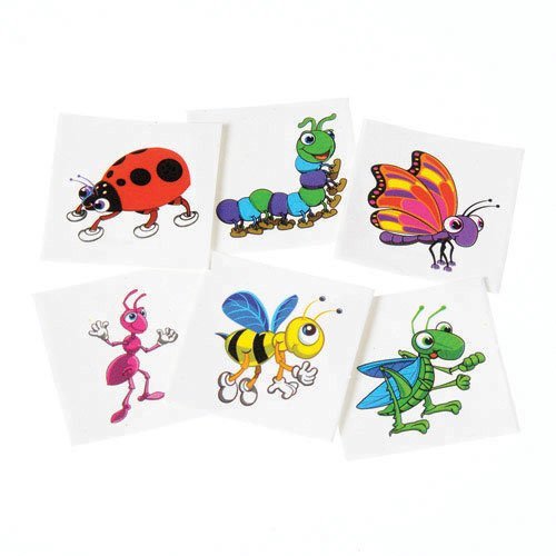U.S. Toy Insect Temporary Tattoos