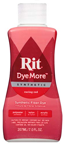 Rit DyeMore Advanced Liquid Dye for Polyester, Acrylic, Acetate, Nylon and More, Racing Red