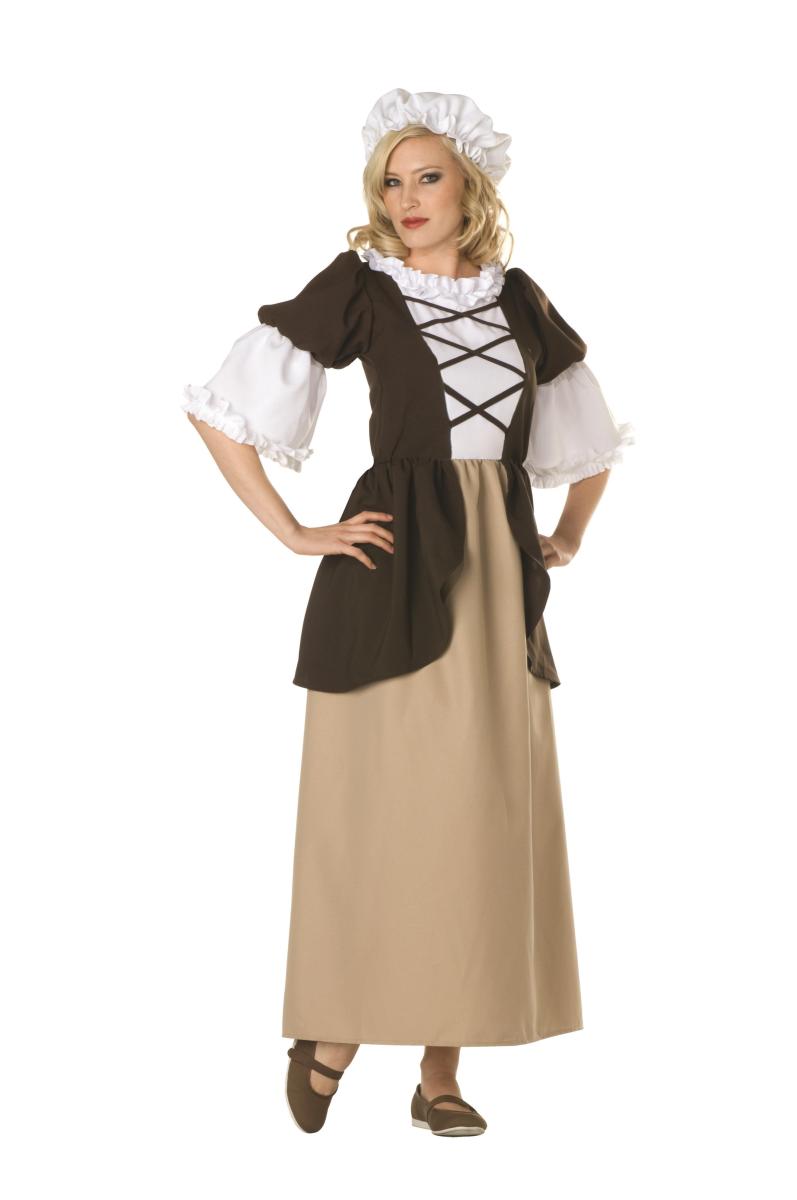 RG Costumes COLONIAL LADY-ADULT L (8-10)