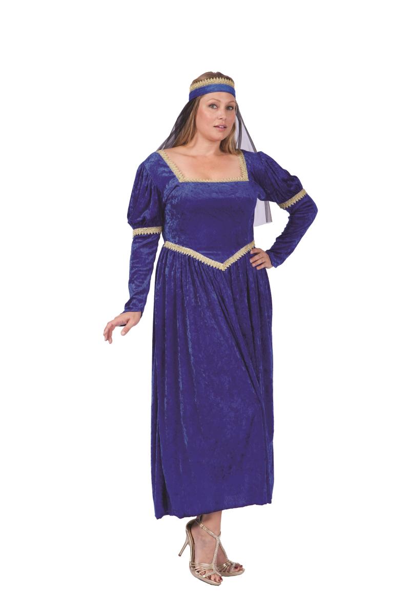purple medieval dress costume Stained Blackberry Kirtle Dress L