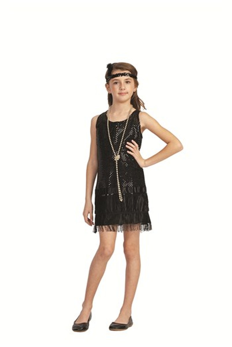 RG Costumes Sequin Red Flapper -Gril Small